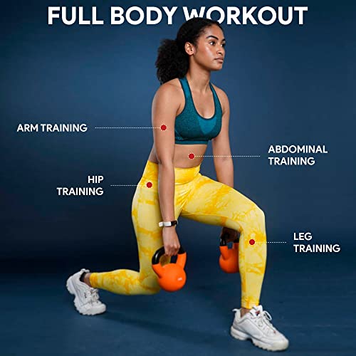 NORDFIT Neoprene Coated Kettlebell Weights - Home Gym