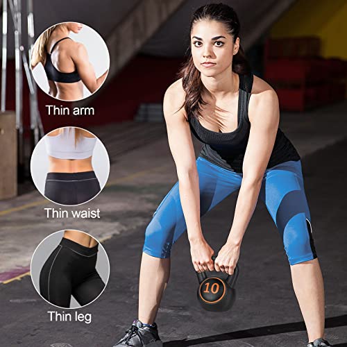 Trintion 3-Piece Kettlebell Set for Home Gym Workouts