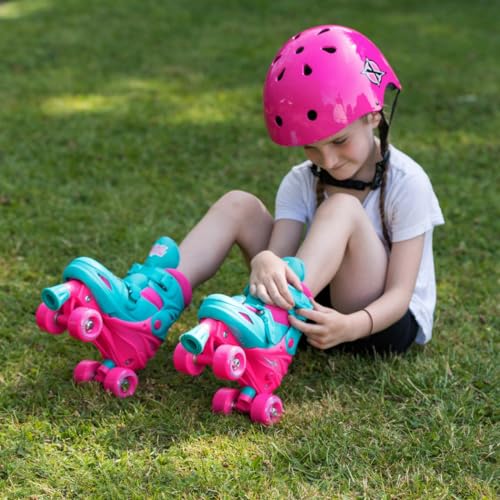 Pink Xootz Kids Quad Skates for Beginner Girls