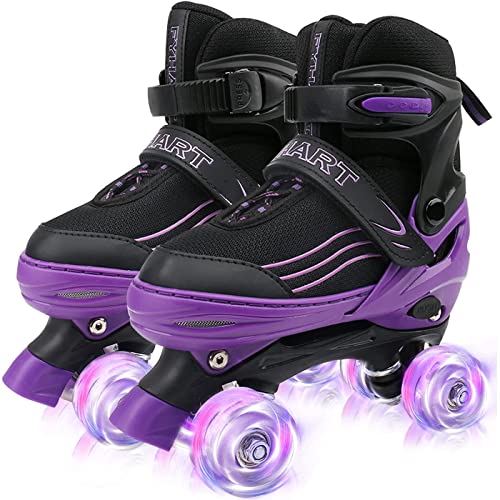 Adjustable Kids Roller Skates with Light Up Wheels