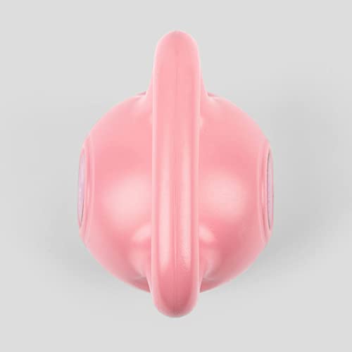 Pink Vinyl Kettlebell Heavy Weight for Home Gym