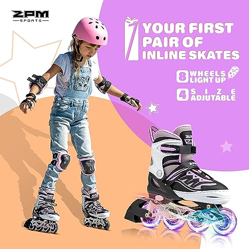 2PM SPORTS Cytia Light Up Inline Skates - Purple
