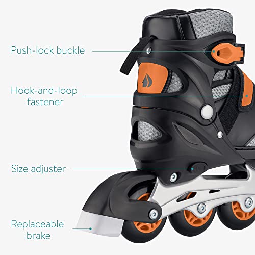 Adjustable Inline Roller Skates for Kids and Adults