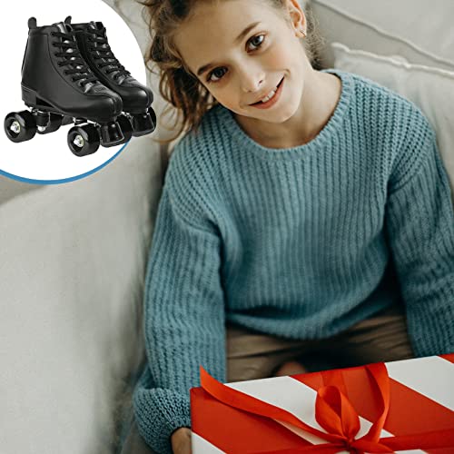 Adjustable High-top Double Row Roller Skates for Adults