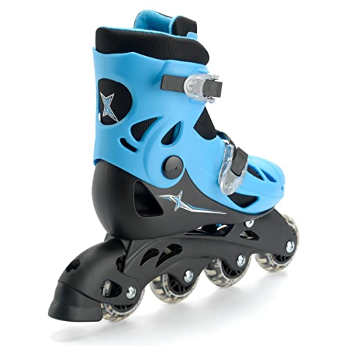 Beginner Adjustable Kids Inline Roller Skates by Xootz