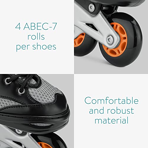 Adjustable Inline Roller Skates for Kids and Adults
