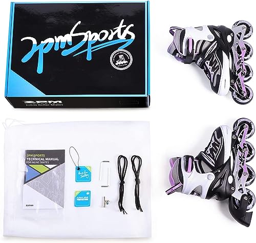 2PM SPORTS Cytia Light Up Inline Skates - Purple