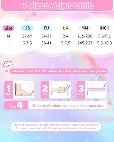 Sportneer Inline Roller Skates with Illuminating Wheels for Women