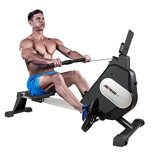 Jupgod Magnetic Rowing Machine: 16-Level Adjustable Home Fitness