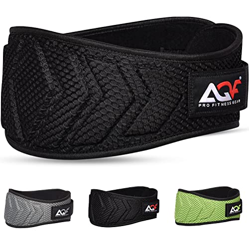 AQF Neoprene Weightlifting Belt - 6" Wide, Double-Padded