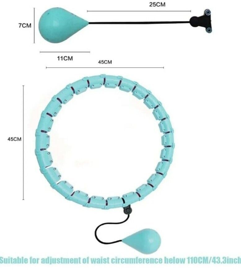 Adjustable Smart Hula Ring for Adult Waist Exercise