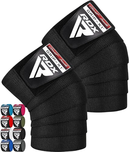 RDX Knee Wraps Pair: Gym, Powerlifting, Squats, Training