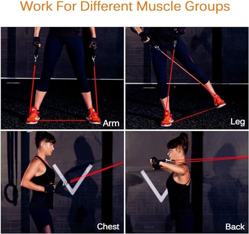 Strength Training Resistance Bands Set for Home Workout