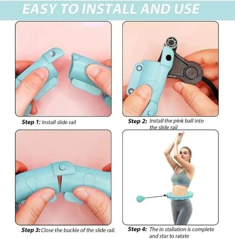 Adjustable Smart Hula Ring for Adult Waist Exercise