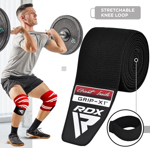 RDX Knee Wraps Pair: Gym, Powerlifting, Squats, Training