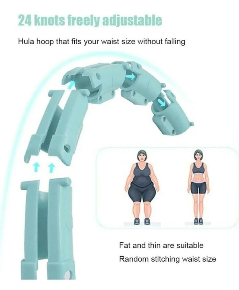 Adjustable Smart Hula Ring for Adult Waist Exercise