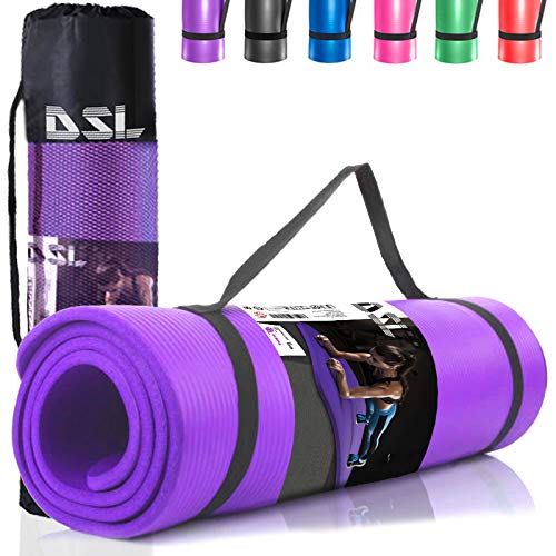 15mm Thick Large Yoga Mat with Carry Handle