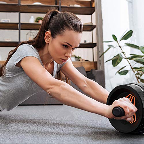 Ab Roller Set with Ab Mat for Home Gym
