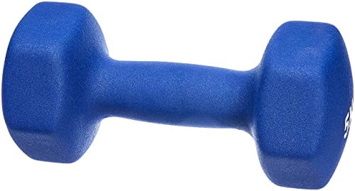 Amazon Basics 10kg Blue Neoprene Dumbbell Pair