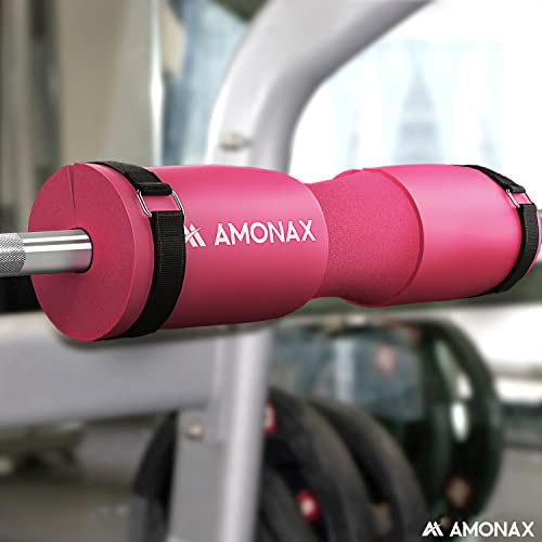 AMONAX Barbell Squat Pad for Women - Pink
