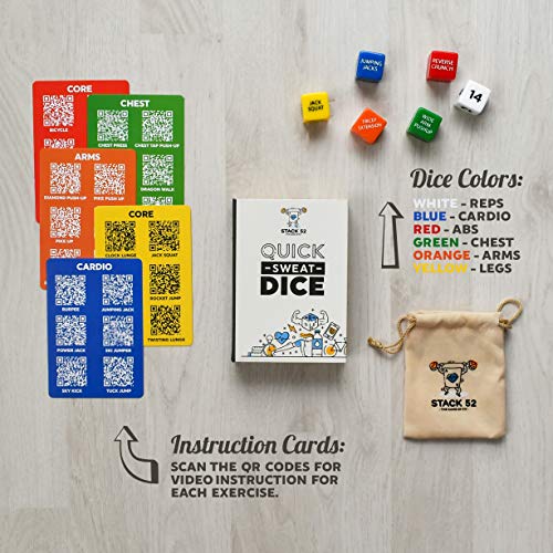 Stack 52 Bodyweight Exercise Game - Burn Fat, Build Muscle