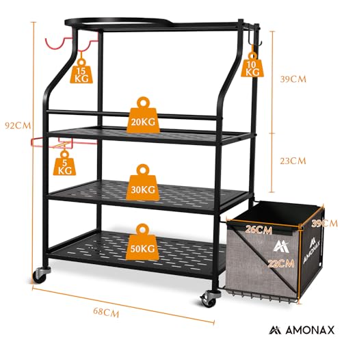 Amonax Home Gym Storage Rack for Fitness Accessories