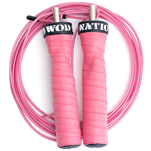 Adults Fitness Jump Rope for Boxing - WODNation (Pink)