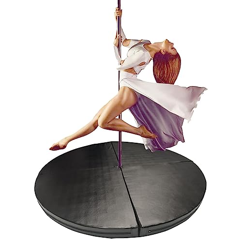 Foldable Circular Dance Pole Mat for Home Fitness Gym