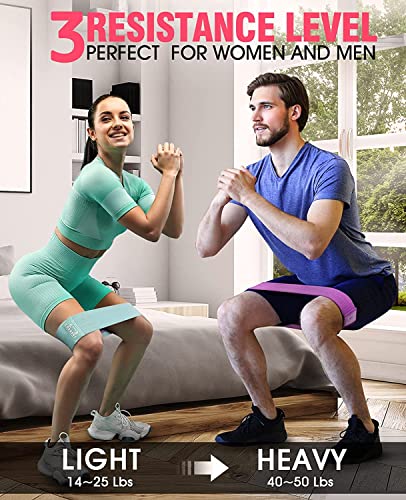 Fabric Resistance Bands for Glutes and Legs Training