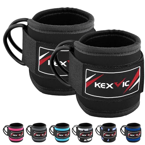 Kexvic Ankle Straps for Leg Workout Cable Machines