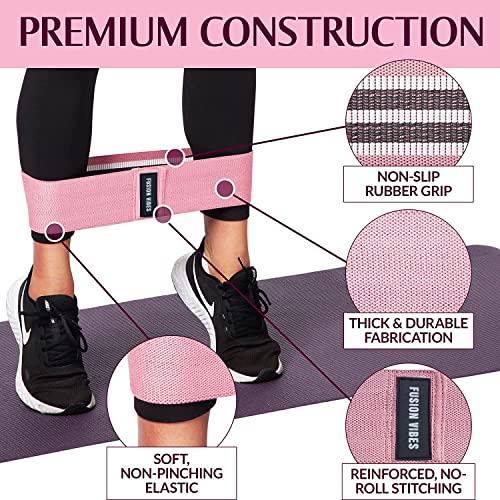 Fabric Resistance Bands for Glutes and Legs Training