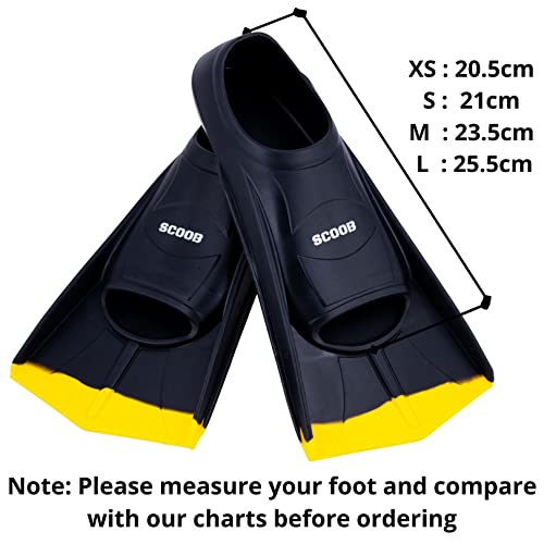 Swim Training Fins Travel Size for Diving/Snorkeling Pool