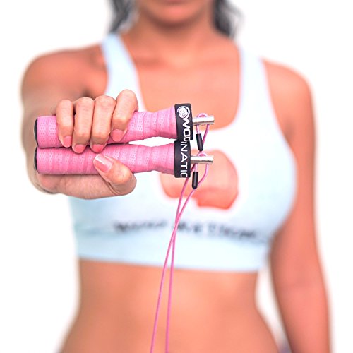 Adults Fitness Jump Rope for Boxing - WODNation (Pink)