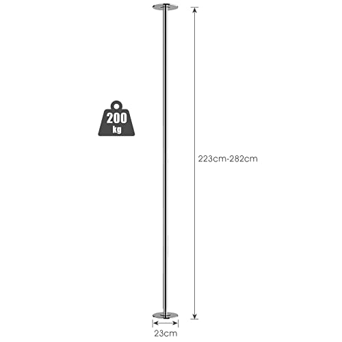COSTWAY Dance Pole for Home Fitness