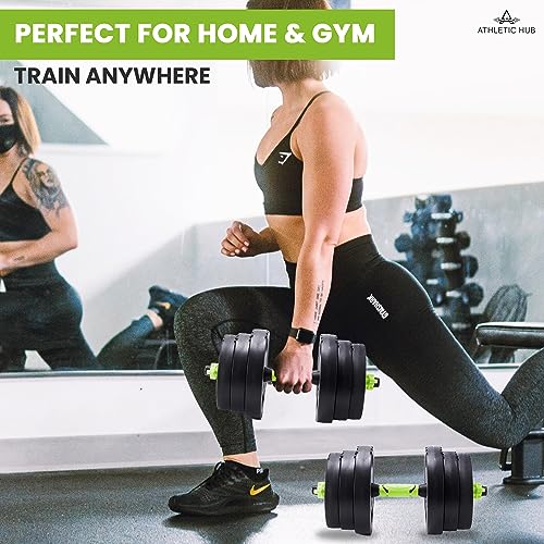 20KG 3in1 Dumbbells Set - Home Fitness Muscle Building
