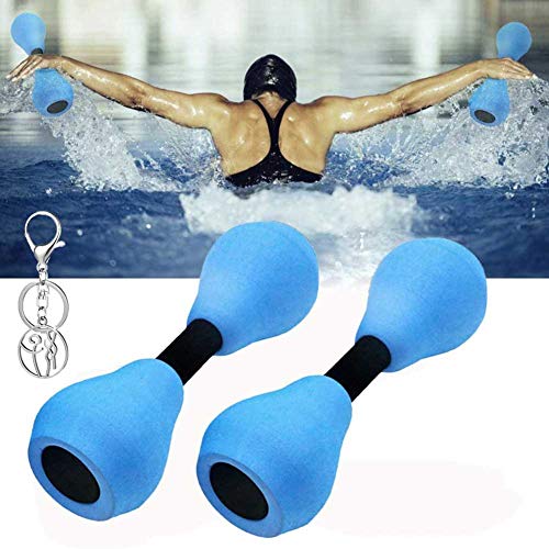 Blue Foam Water Dumbbells for Pool Aerobics