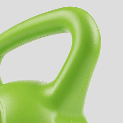4KG Green Vinyl Kettlebell - Strength & Cardio Training