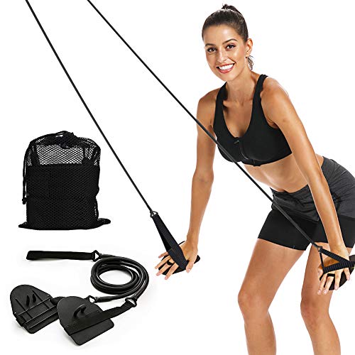 Powercord with Paddles: Freestyle Swimming Arm Strength Trainer