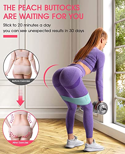 Fabric Resistance Bands for Glutes and Legs Training