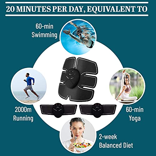 EMS Muscle Stimulator for Abs, Arms, Legs Workout