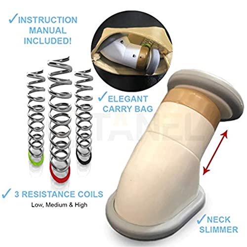 Portable Neck Exerciser & Double Chin Remover - 3 Resistance Levels