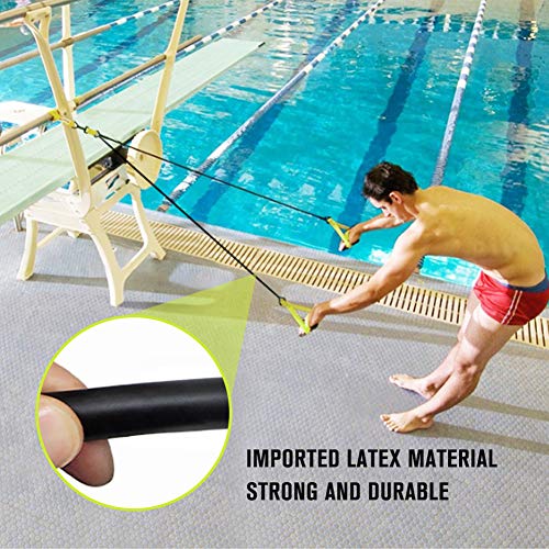 Powercord with Paddles: Freestyle Swimming Arm Strength Trainer