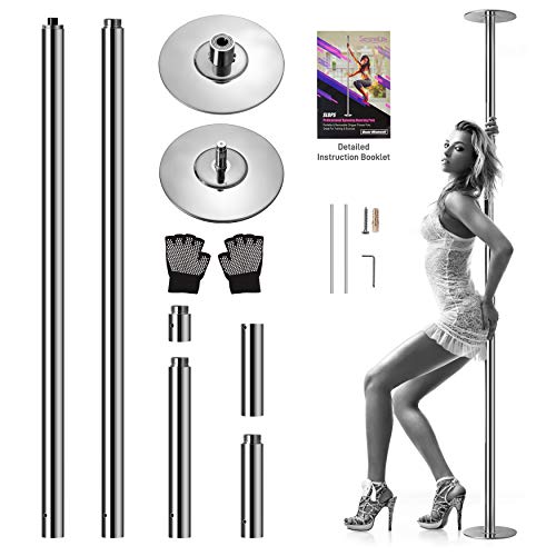 SereneLife Professional Spinning Dance Pole - Portable & Removable