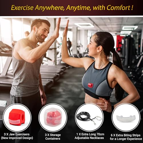 Jawlyne Jaw Exerciser 3 Pack - Tone Jawline