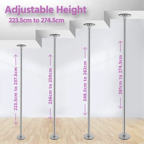 Premium Octagon Base Pole Dancing Pole for Home