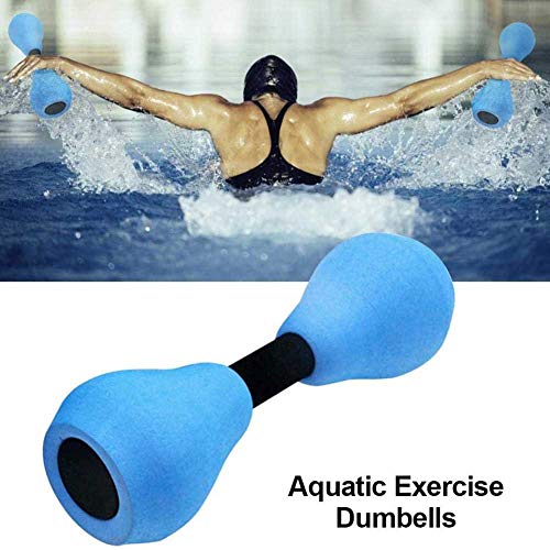 Blue Foam Water Dumbbells for Pool Aerobics