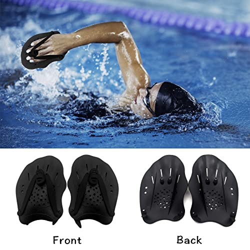 Adjustable Strap Hand Paddles for Swimming - Power Training