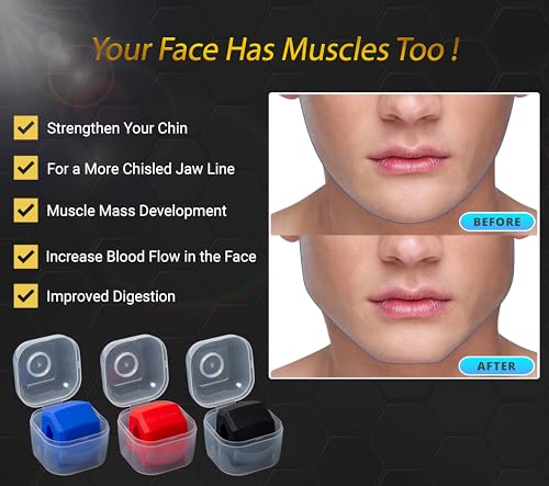 Jawlyne Jaw Exerciser 3 Pack - Tone Jawline