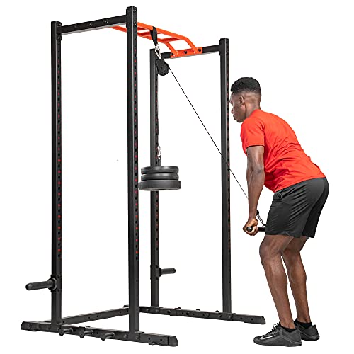 Sunny Health & Fitness LAT Pull Down Attachment (Black)