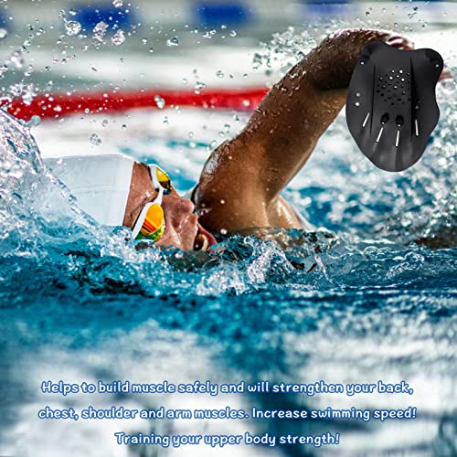 Adjustable Strap Hand Paddles for Swimming - Power Training